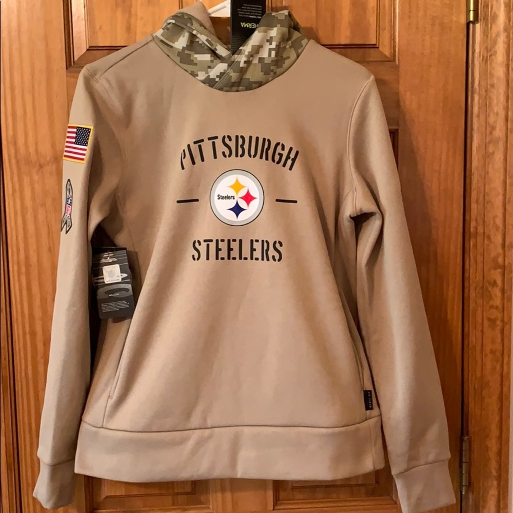 NWT Steelers Military Nike Onfield Apparel S